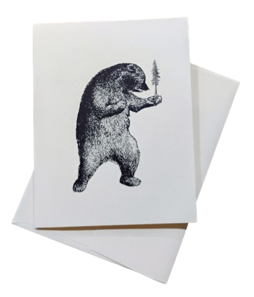 Note Card -- Reverent Bear