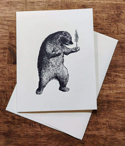 Note Card -- Reverent Bear